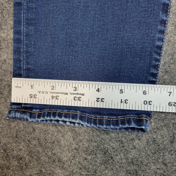 Lucky Brand Jeans Womens 12 Medium Wash Stretch Slim Fit Americana Classic Denim - Picture 9 of 12